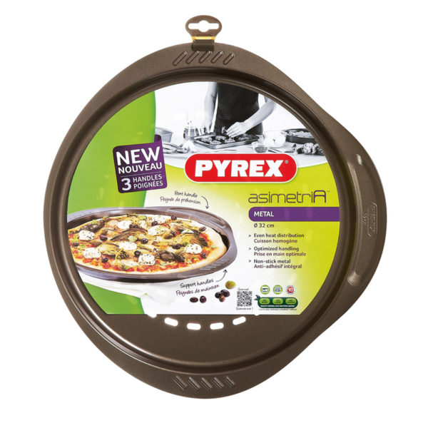 ΤΑΨΙ ΓΙΑ ΠΙΤΣΑ 32ΕΚ ASIMETRIA, PYREX-0