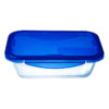 ΟΡΘΟΓΩΝΙΟ ΦΑΓΗΤΟΔΟΧΕΙΟ COOK&GO 0.8L 281P, PYREX-0